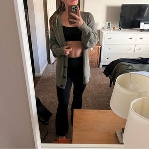 Olive Green Cardigan